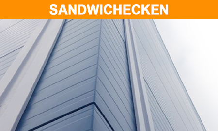 Sandwichecken aus Sandwichplatten