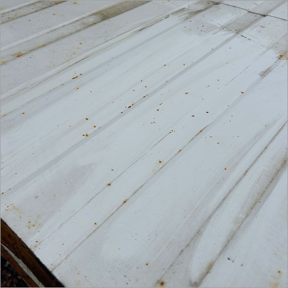 Sandwichplatten Oxidationsflecken
