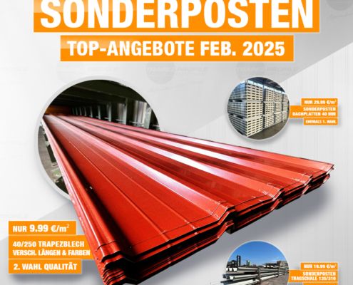 Sonderposten im Februar 2025