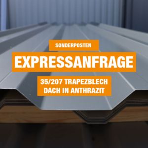 Expressanfrage Trapezblech 35 / 207 in Anthrazit
