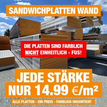Sandwichplatten Sonderposten