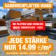 Sandwichplatten Sonderposten