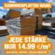 Sonderposten Sandwichplatten Wand