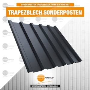 Sonderposten Trapezblech 7016 Anthrazit