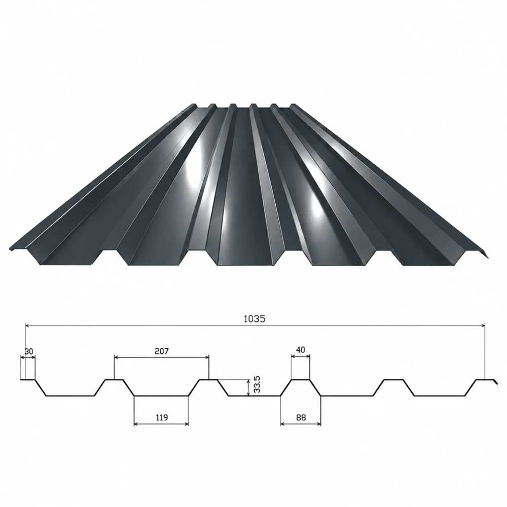 Trapezblech TPD 35/ 207
