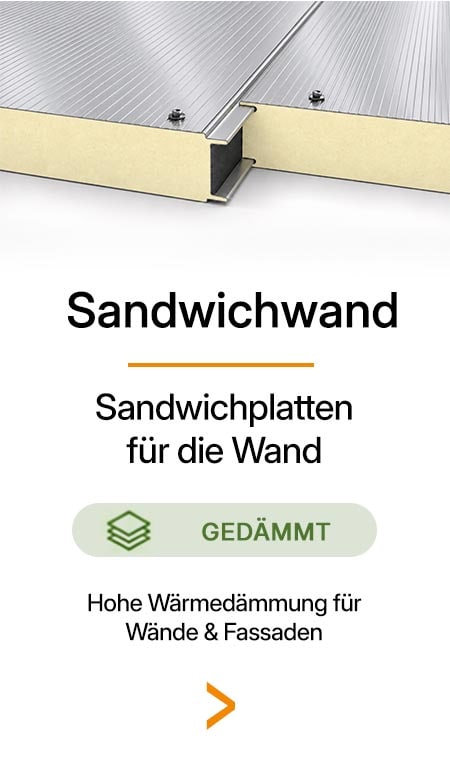 Sandwichplatten Wand anfragen